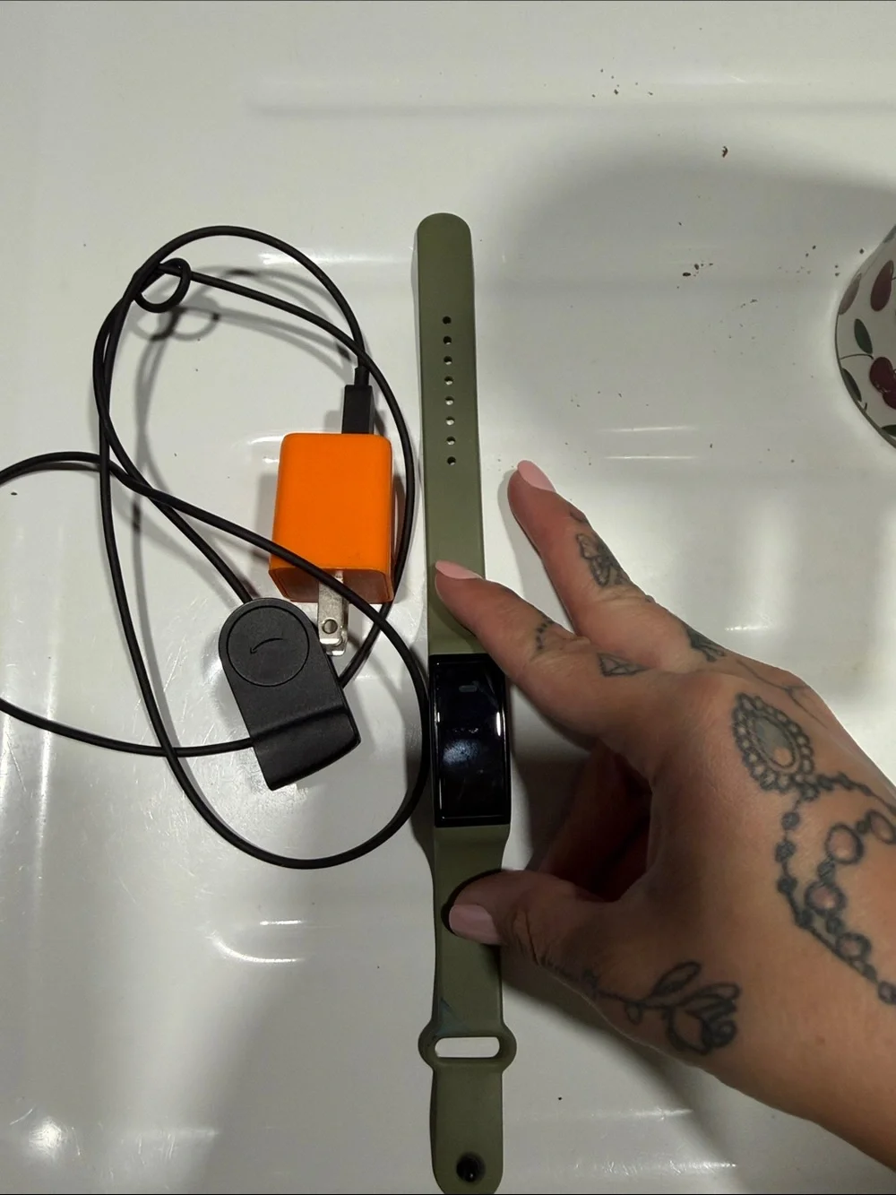 Amazon Halo Olive Green Fitness Tracker Smart Band